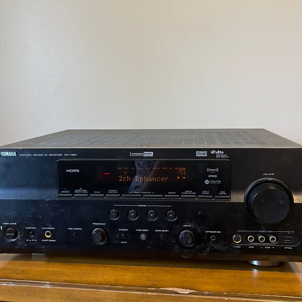 YAMAHA AV RECIEVER RX-V661
